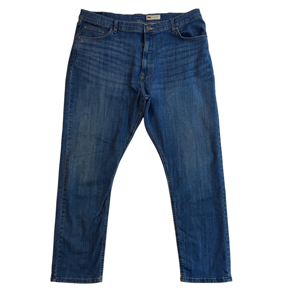 Wrangler Athletic Fit‎ Mens Jeans 40x32 Medium Wash Blue Stretch 1090ATWHF